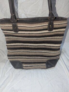 Brown crotched purse unbranded